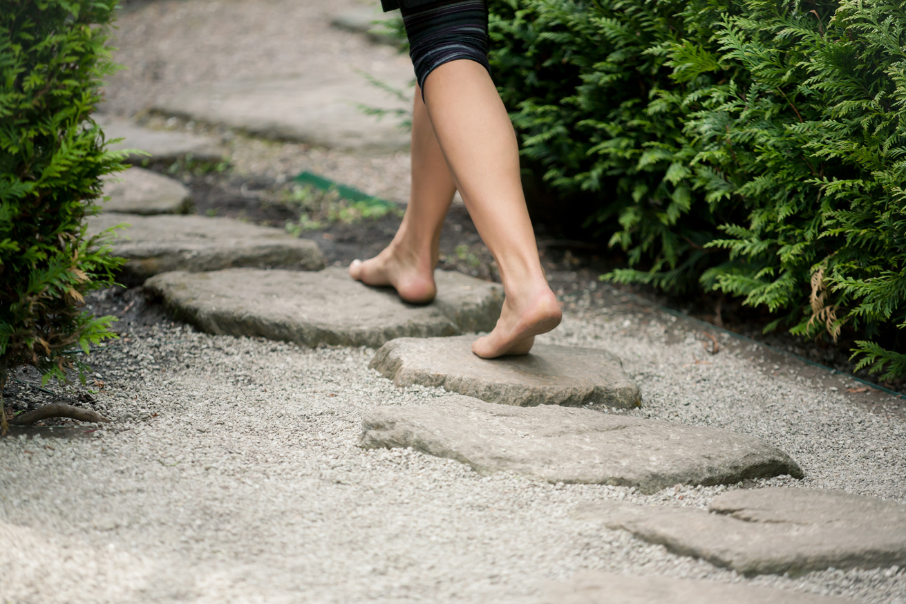 walking the stepping stones
